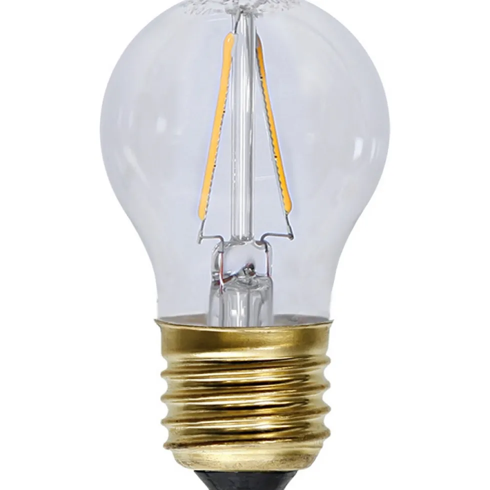 LED-lampa Star Trading Filament E27 G45 Soft Glow 1,5W