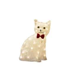 Ljusdekoration Gnosjö Konstsmide Sittande Katt Akryl 34cm LED