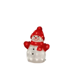 Ljusdekoration Gnosjö Konstsmide Snögubbe Akryl 32cm 40 LED