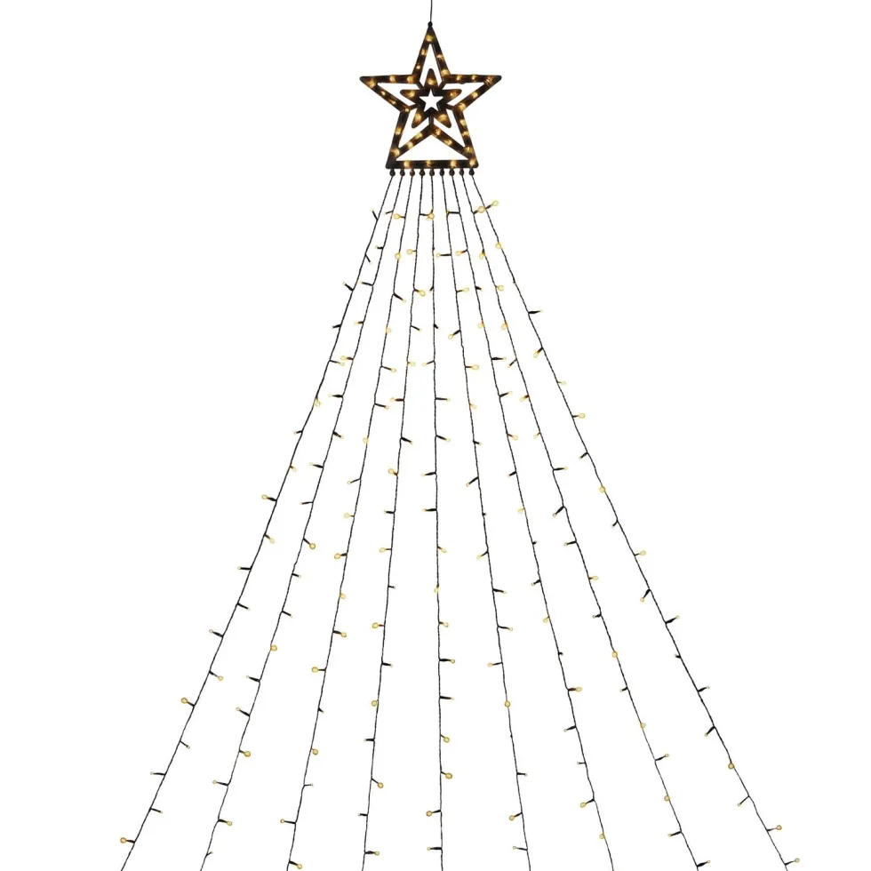 Ljusdekoration Gnosjö Konstsmide Triangel 272cm