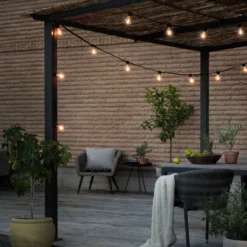 Ljusslinga Gnosjö Konstsmide Amber M-form Utbytbar LED 4,5 m