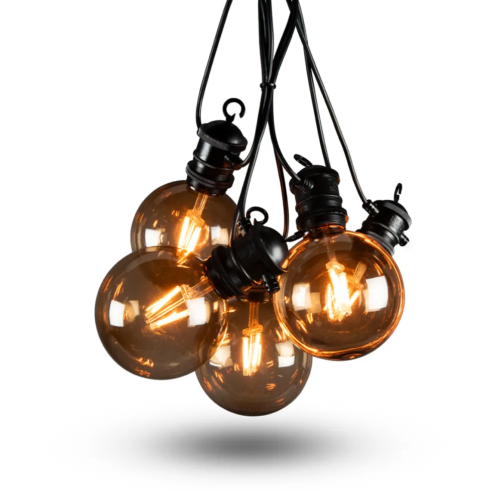 Ljusslinga Gnosjö Konstsmide E27 10 Amber