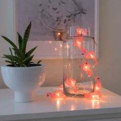 Ljusslinga Gnosjö Konstsmide Flamingos 10