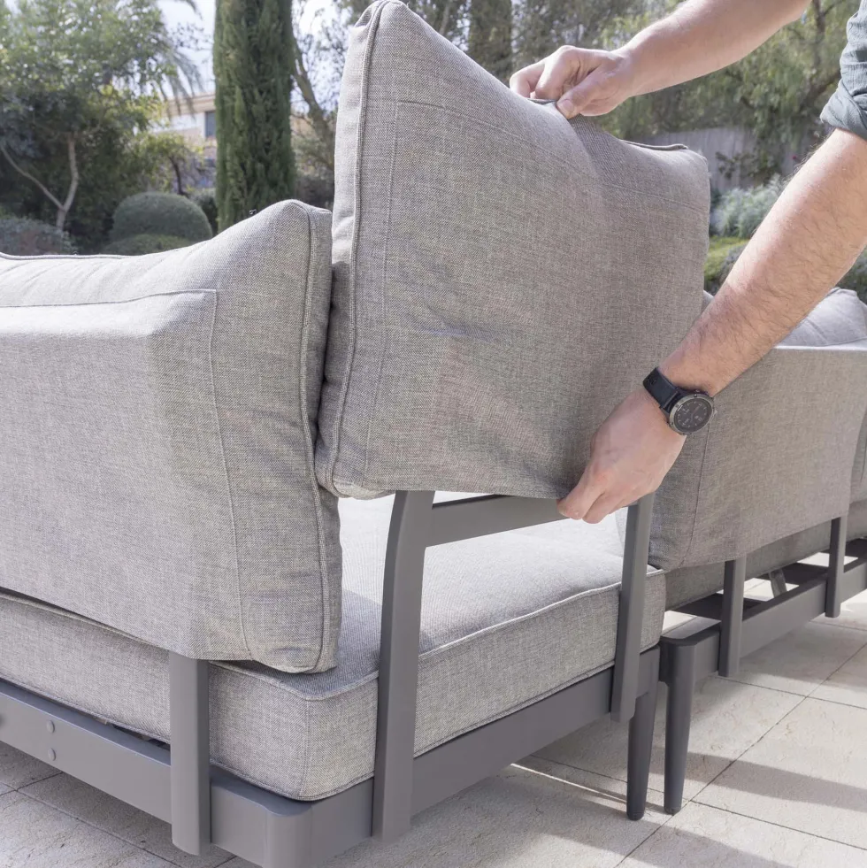 Loungegrupp LifestyleGarden TOPAZ vänster/höger 2-sitssoffa x 2