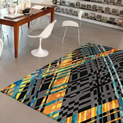 Luggmatta D-sign Derna Hew UllFlerfärgad/Grå, Mått: 170x240 cm