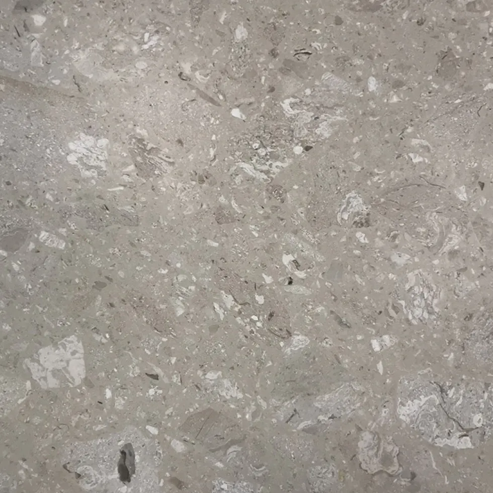 Marmor Italian Marble Terrazzo Perlato Royal Polerad 31x31 cm