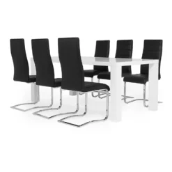 Matgrupp In Living Cibus med 6 Stol In Livingar