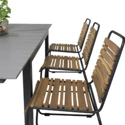 Matgrupp Venture Home Lova 160/240 med 6 Berfin Matstolar