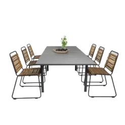 Matgrupp Venture Home Lova 160/240 med 6 Berfin Matstolar
