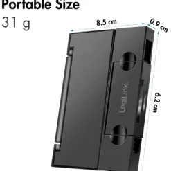 Minneskortsläsare LogiLink USB-C + USB-A MicroSD - och SD-kort inkl. Förvaring