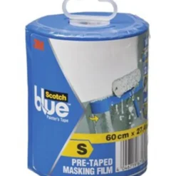 Målartejp 3M Hand-Masker Folie Blå & Hållare