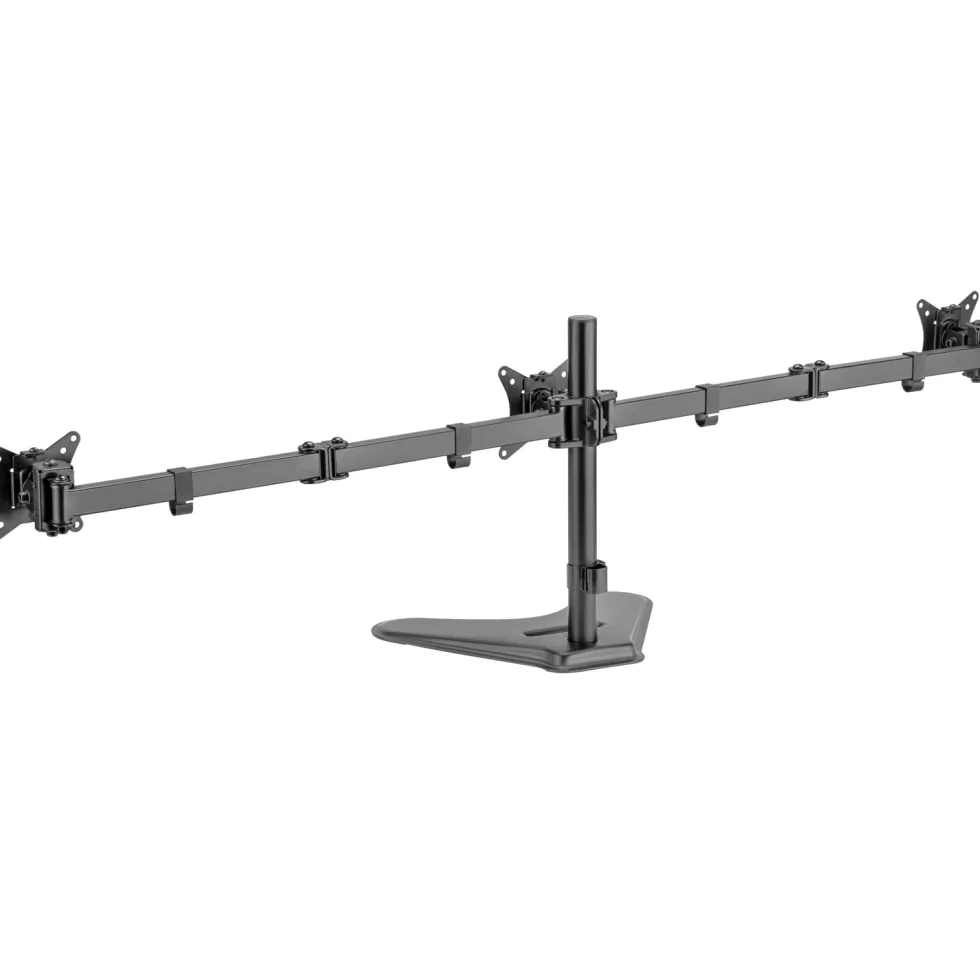 Monitorställ/Fot LogiLink Trippel 17-27 tum 2x658 mm