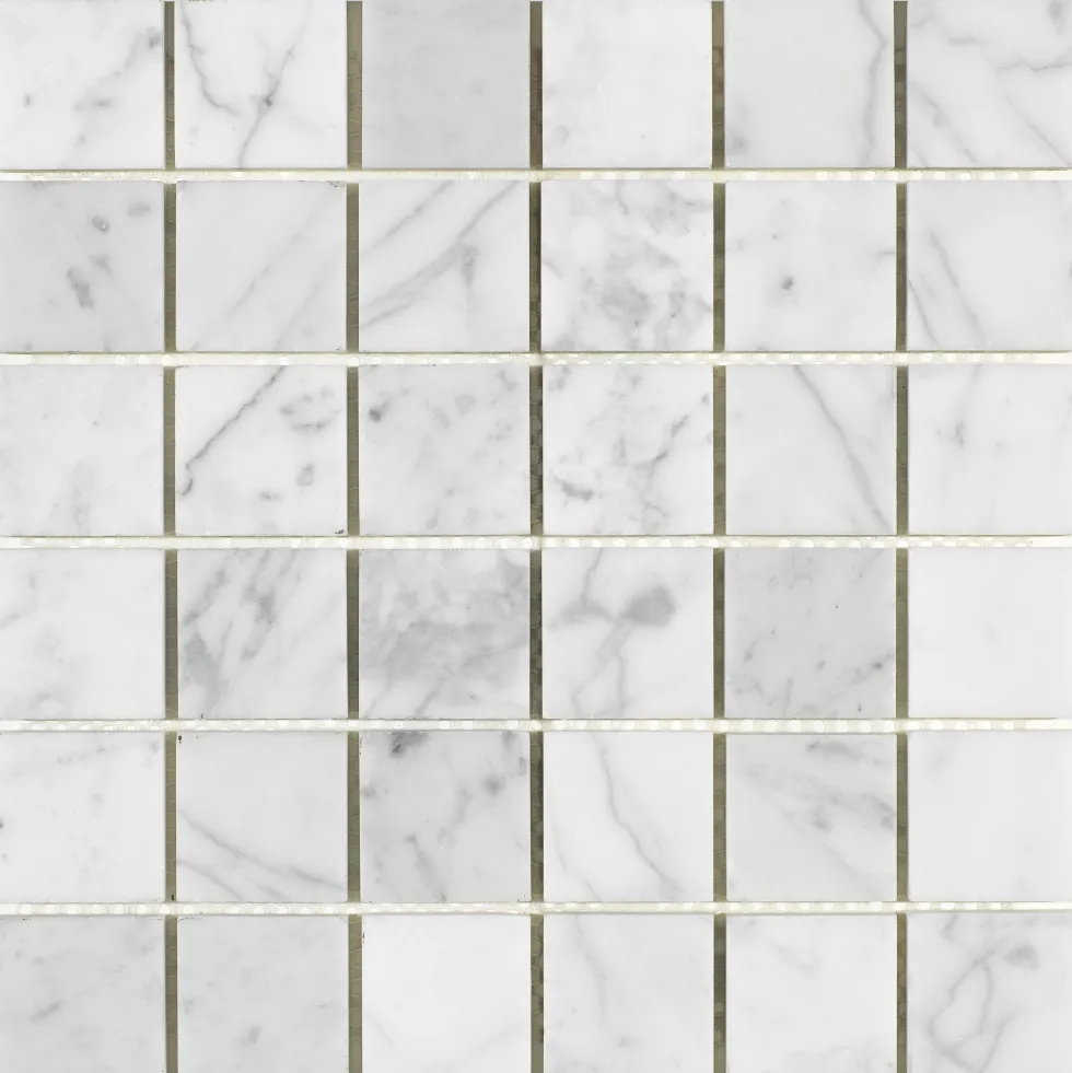 Mosaik Arredo Marmor Arredo Carrara Matt Vit 5x5 cm