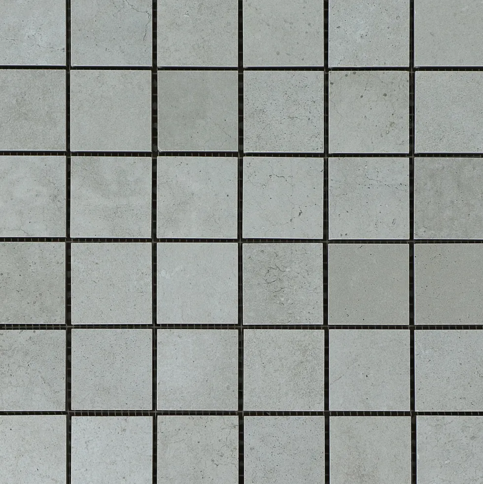 Mosaik Tenfors Carnaby Gris Matt 5x5 cm