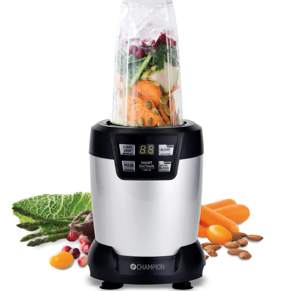 Nutrition Blender Champion Pro Digital 1200W NB500 Svart/Silver