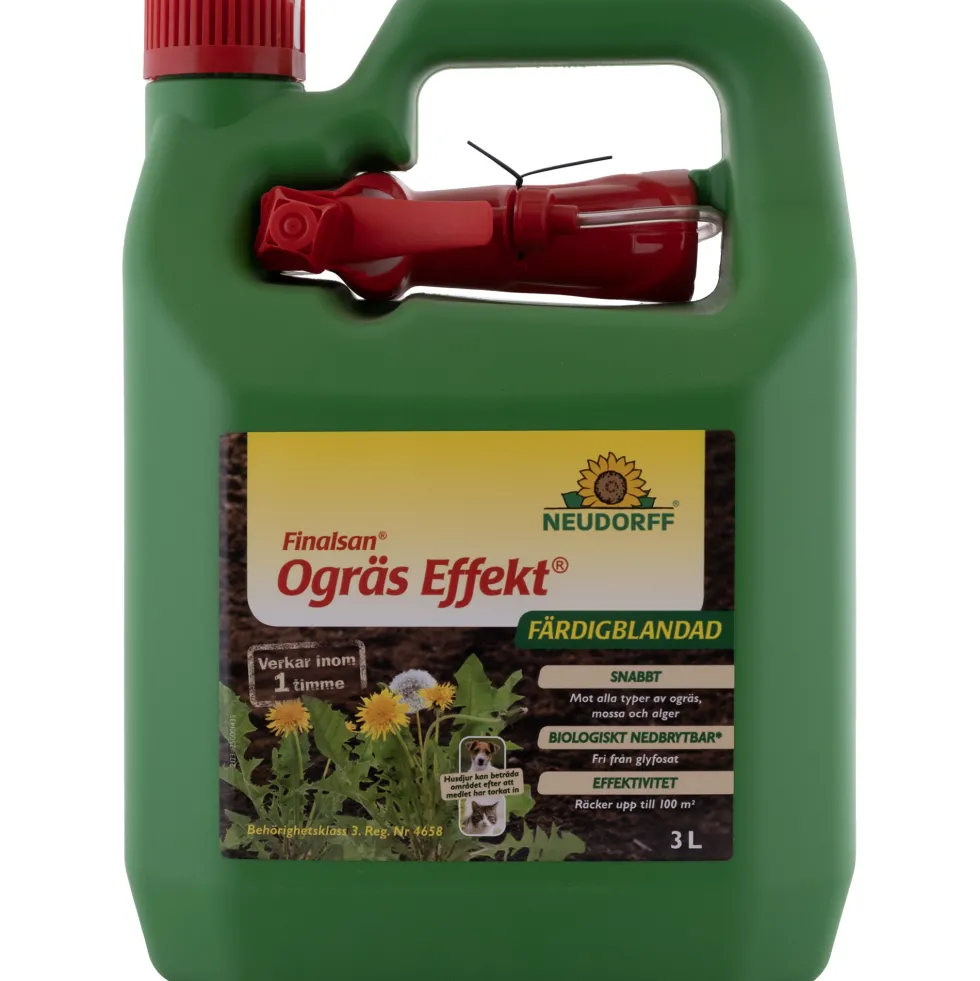 Ogräsbekämpning Neudorff Effekt Spray 3L för Trädgård