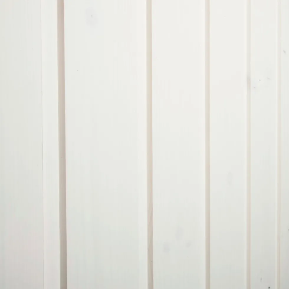 Panel Ändspont Baseco Laserad Vit Spårfas 15X120 A