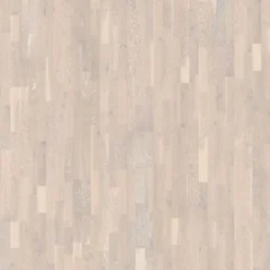 Parkettgolv Kährs Limestone Vit Mattlackad Borstad Ek 3-stav
