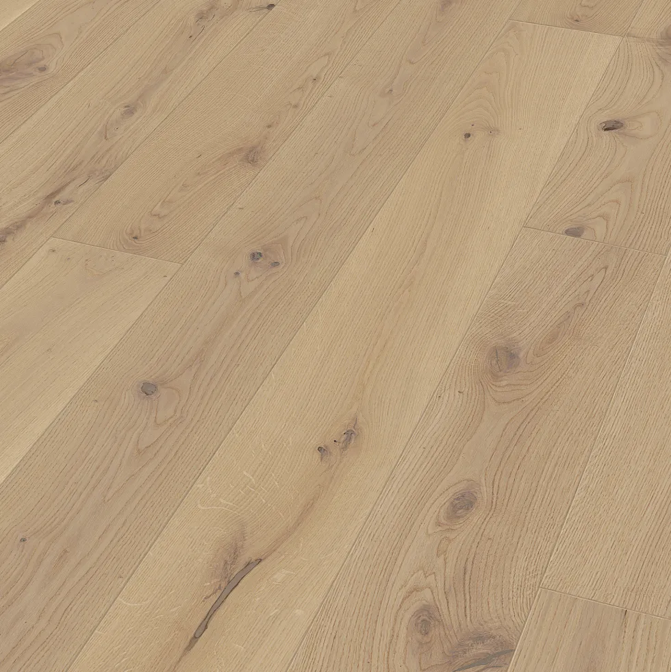 Parkettgolv Meister Authentic Cream Oak 9010 1-Stav Ultramatt Lack PD 400