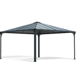 Paviljong Canopia by Palram Milano med Stabil Aluminiumprofil och Polykarbonattak