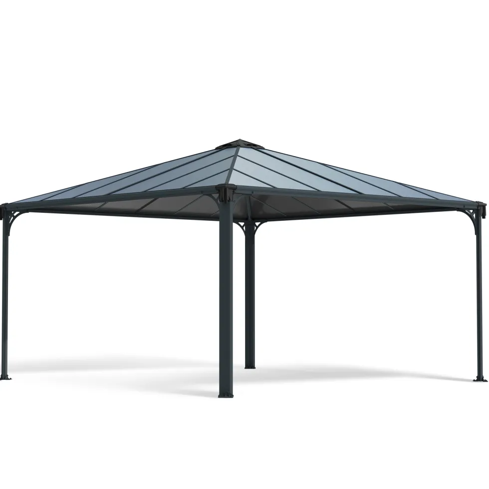 Paviljong Canopia by Palram Milano med Stabil Aluminiumprofil och Polykarbonattak
