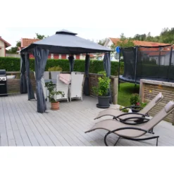 Paviljong Metalcraft med Paviljongväggar