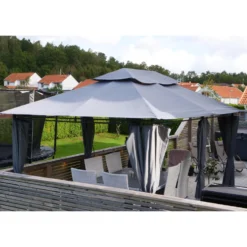 Paviljong Metalcraft med Paviljongväggar