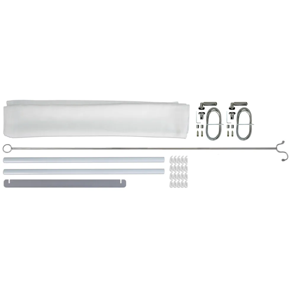 Persienn Canopia by Palram Skuggkit Vit Till Pergola 3 x 6,2 m