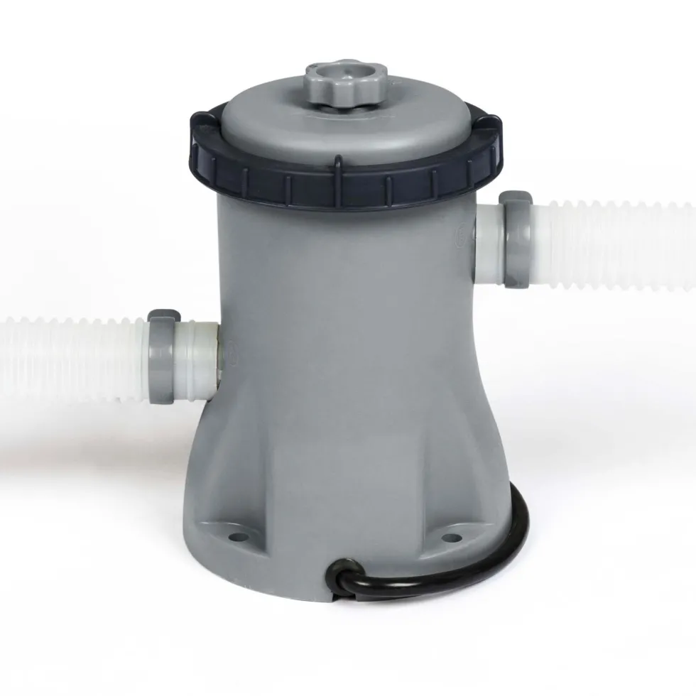 Poolpaket Bestway Steel Pro Max Ø3,66m 76cm Stålramspool Ovanmark med Filterpump