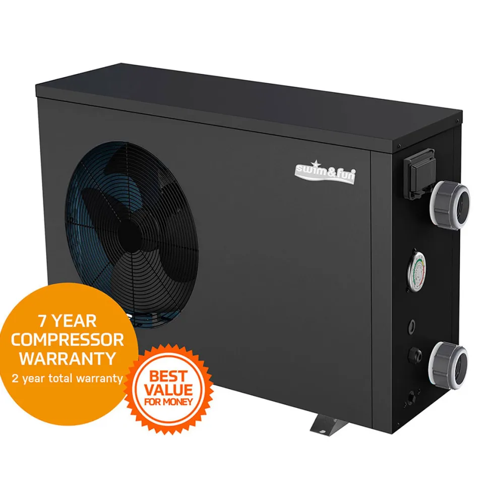 Poolvärmepump Swim & Fun med Digital Display 5,5 kW