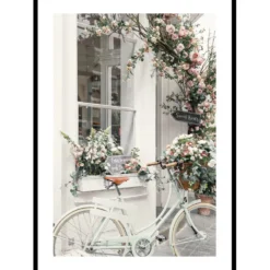 Poster Gallerix Bicycle And Flowers