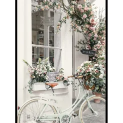Poster Gallerix Bicycle And Flowers