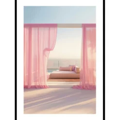Poster Gallerix Daybed In Pink