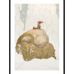 Poster Gallerix Julbocken By John Bauer