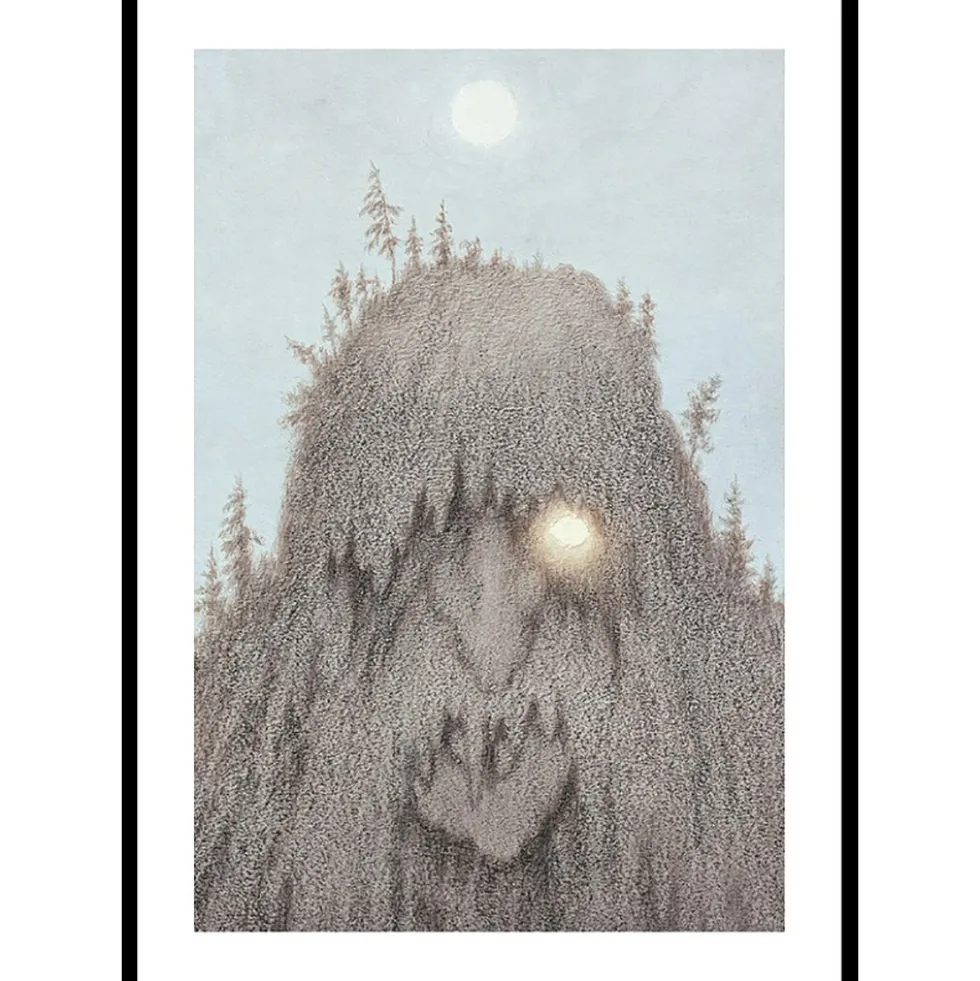 Poster Gallerix Skogstroll By Theodor Kittelsen