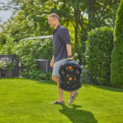 Robotgräsklippare Gardena Smart Sileno Free 800 Utan Slinga Paket Med Robothus & Reservblad