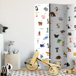 Rumsavdelare Arkiio Animals For Children 135x172 cm