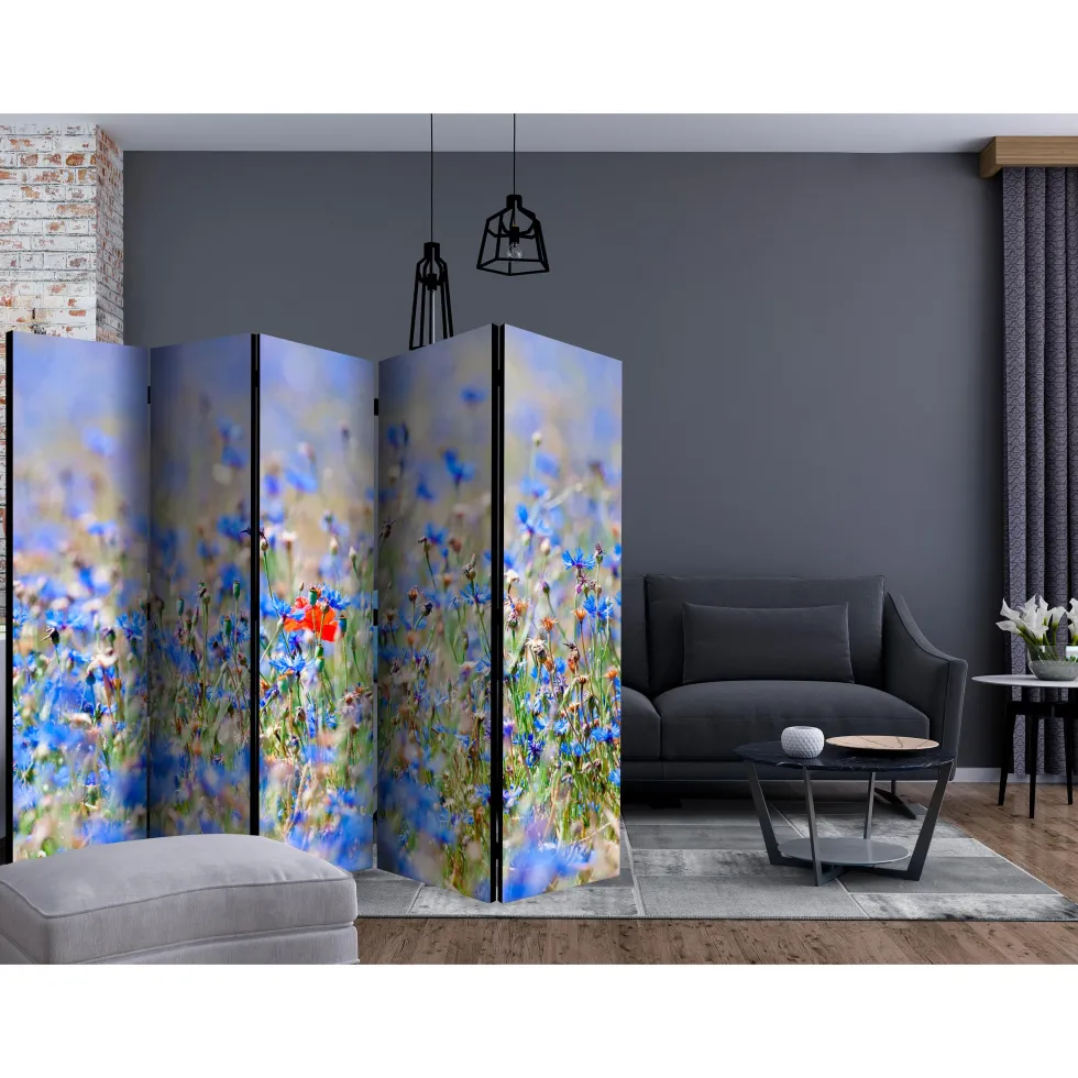 Rumsavdelare Arkiio A Sky-colored Meadow Cornflowers II 225x172 cm