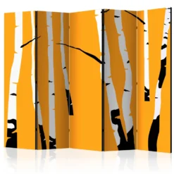 Rumsavdelare Arkiio Birches on the Orange Background II 225x172 cm