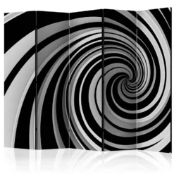 Rumsavdelare Arkiio Black and White Swirl II 225x172 cm