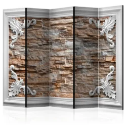 Rumsavdelare Arkiio Brick In The Frame Brown II 225x172 cm
