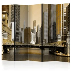 Rumsavdelare Arkiio Chicago's Bridge Vintage Effect II 225x172 cm