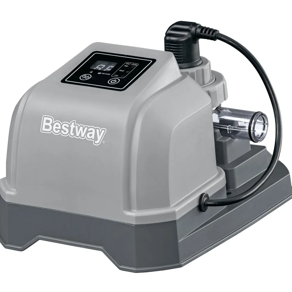 Saltvattenklorinator Bestway Hydrogenic 2 g/h för Poolkemi & Klortabletter