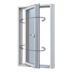 Sideswing Svenska Fönster 2-Luft Aluminiumbeklätt Trä 3-Glas