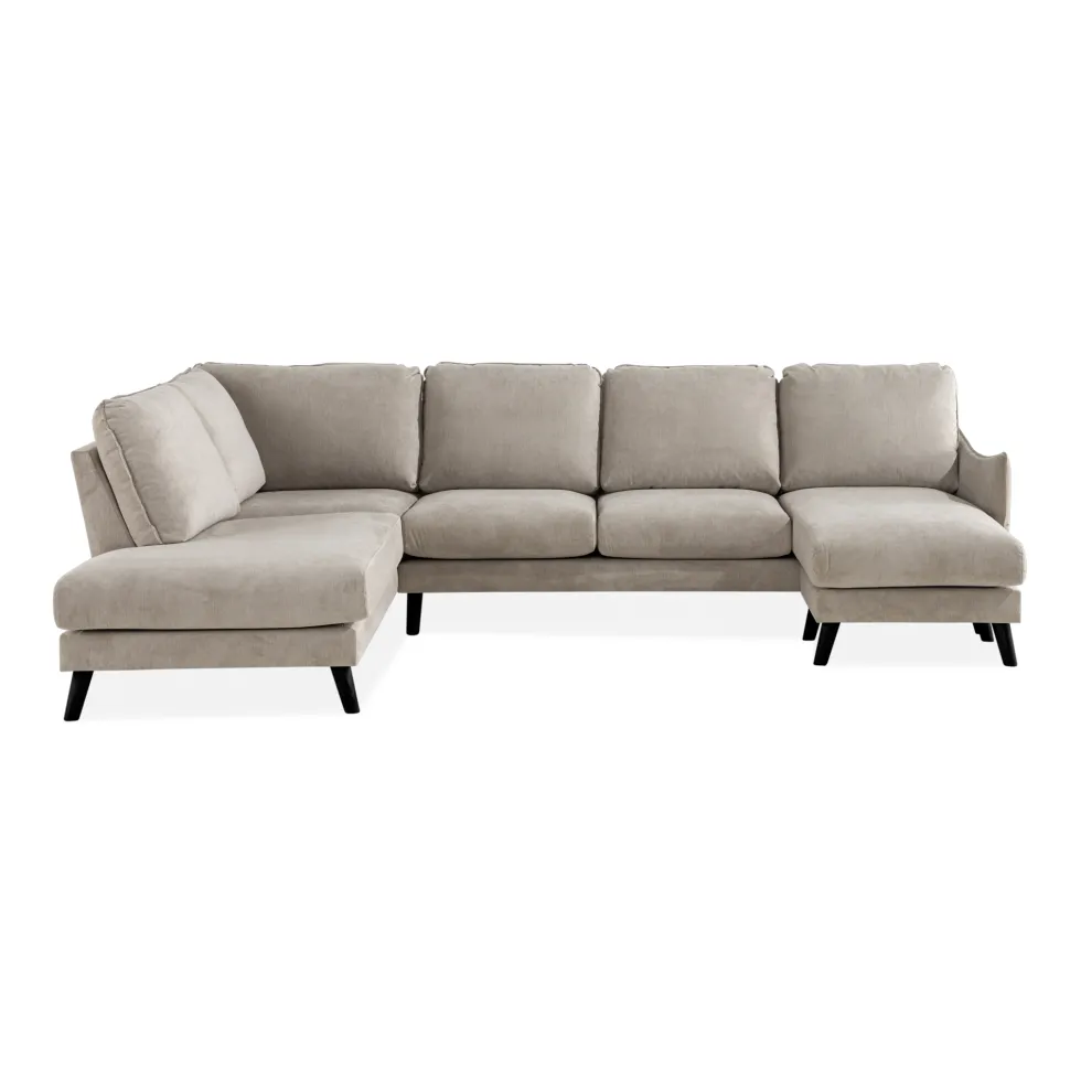 6-sitssoffa Scandi Days Trend Lyx Rak U-formad med Divan och Schäslong 310 cm