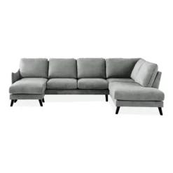 6-sitssoffa Scandi Days Trend Lyx Rak U-formad med Divan och Schäslong 310 cm
