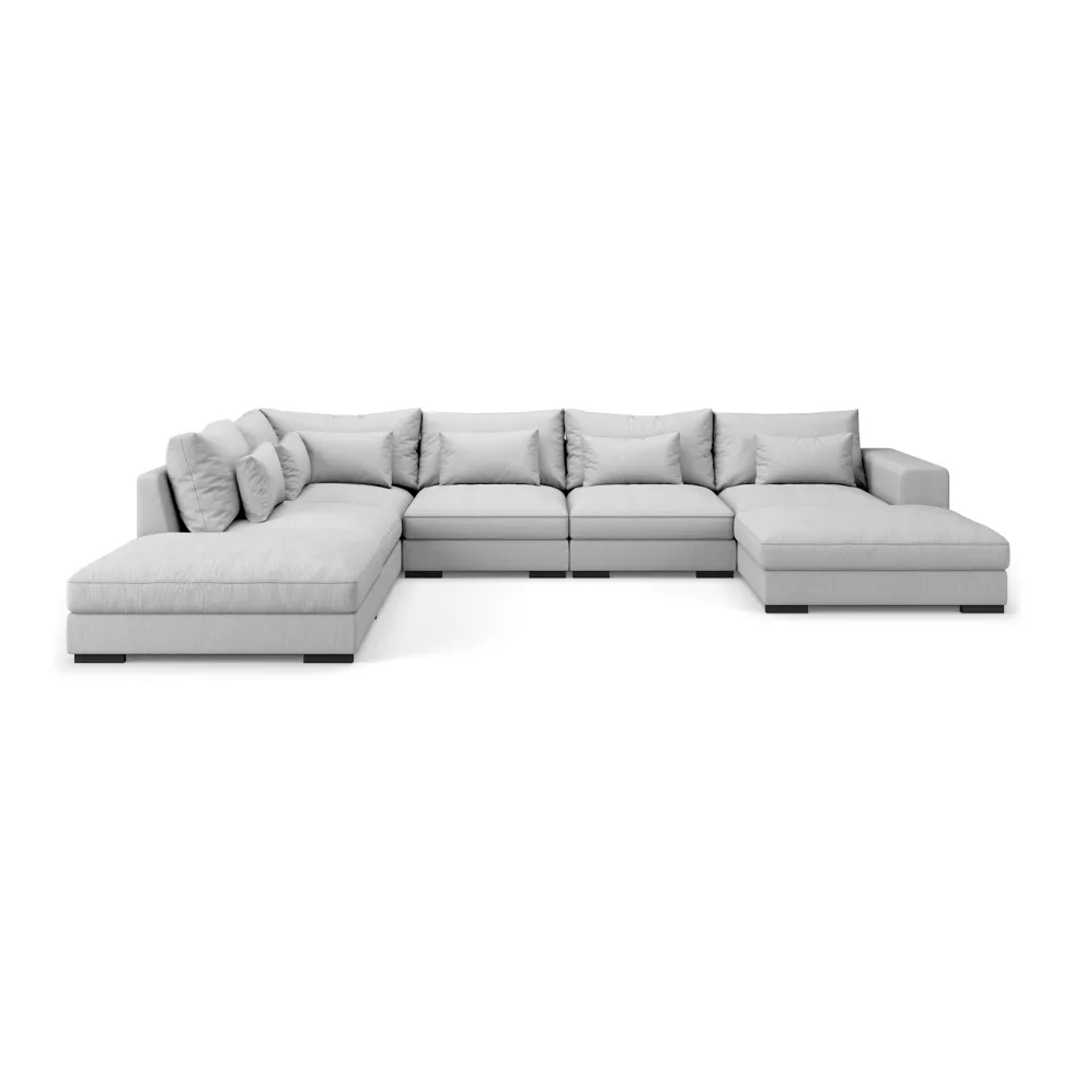 5-sitssoffa Scandinavian Choice Dubai U-formad med Schäslong och Divan 432 cm