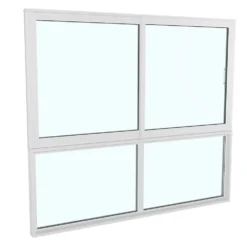 Skjutfönster med fast underdel Landskap Robust Vår och Höst 2-del