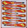 Skruvmejselsats 10 delar för 1000 volt Teng Tools TTDV910N