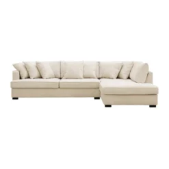Soffa Scandinavian Choice Rossita 4-sits L-Formad Djup Schäslongsoffa